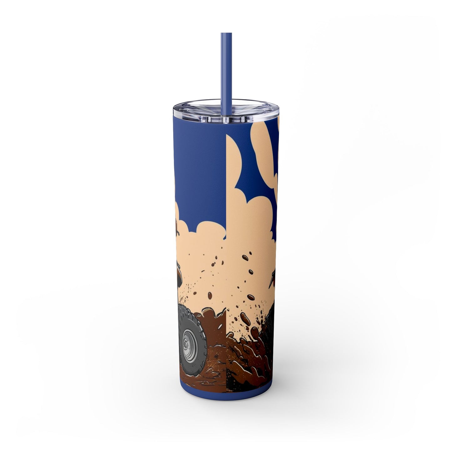 Sexy Locs Skinny Tumbler with Straw - 20oz