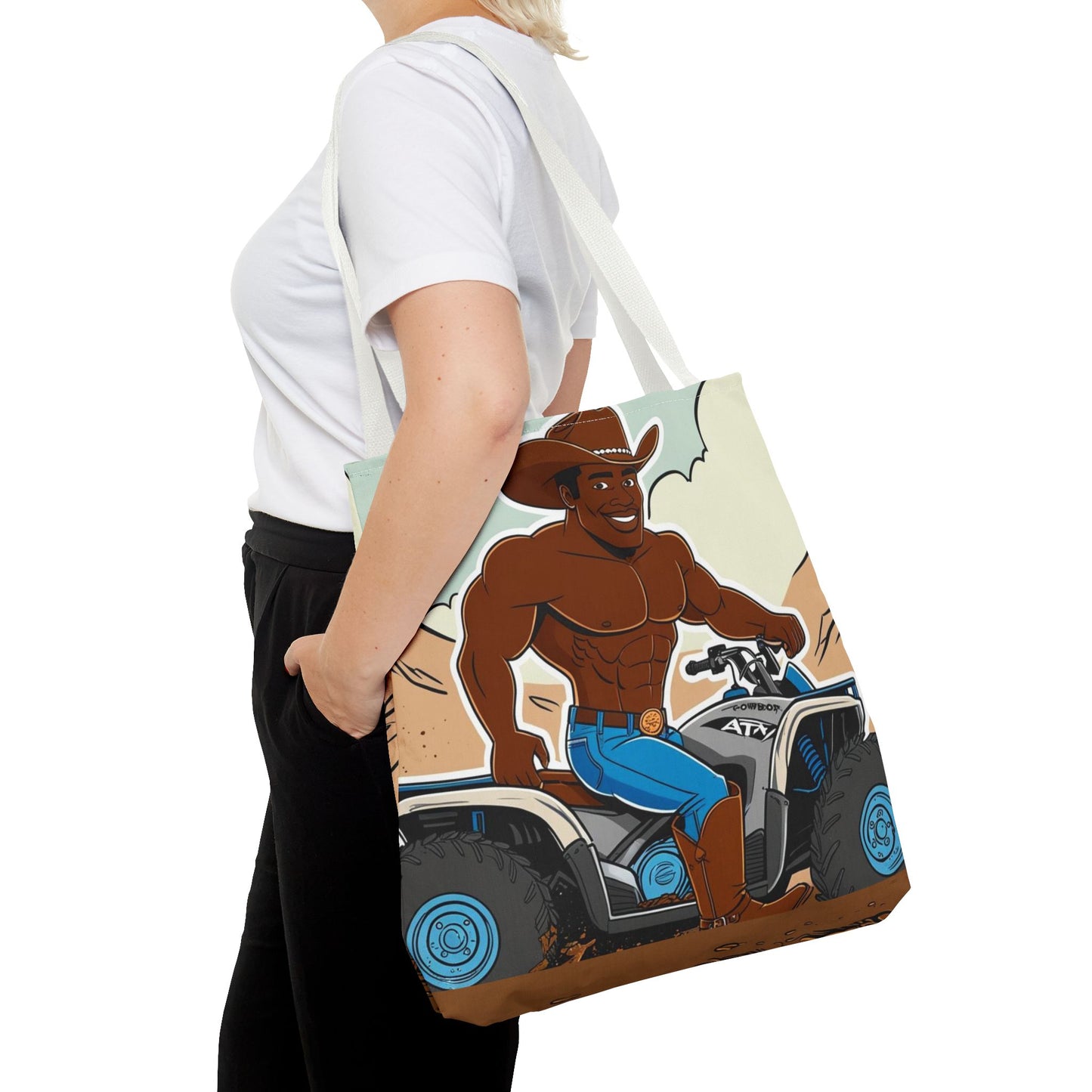 Big Cowboy Adventure Tote Bag