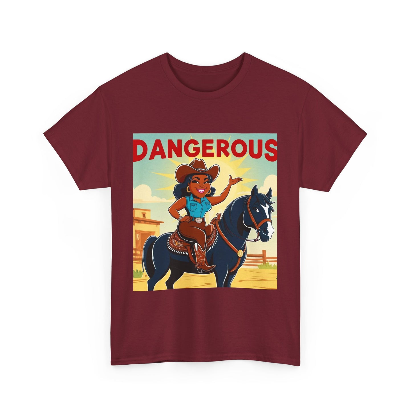 Dangerous Cowgirl Unisex Cotton Tee