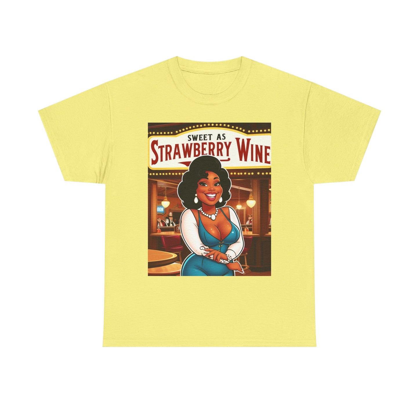 Sweet as Strawberry Wine Unisex Cotton Tee