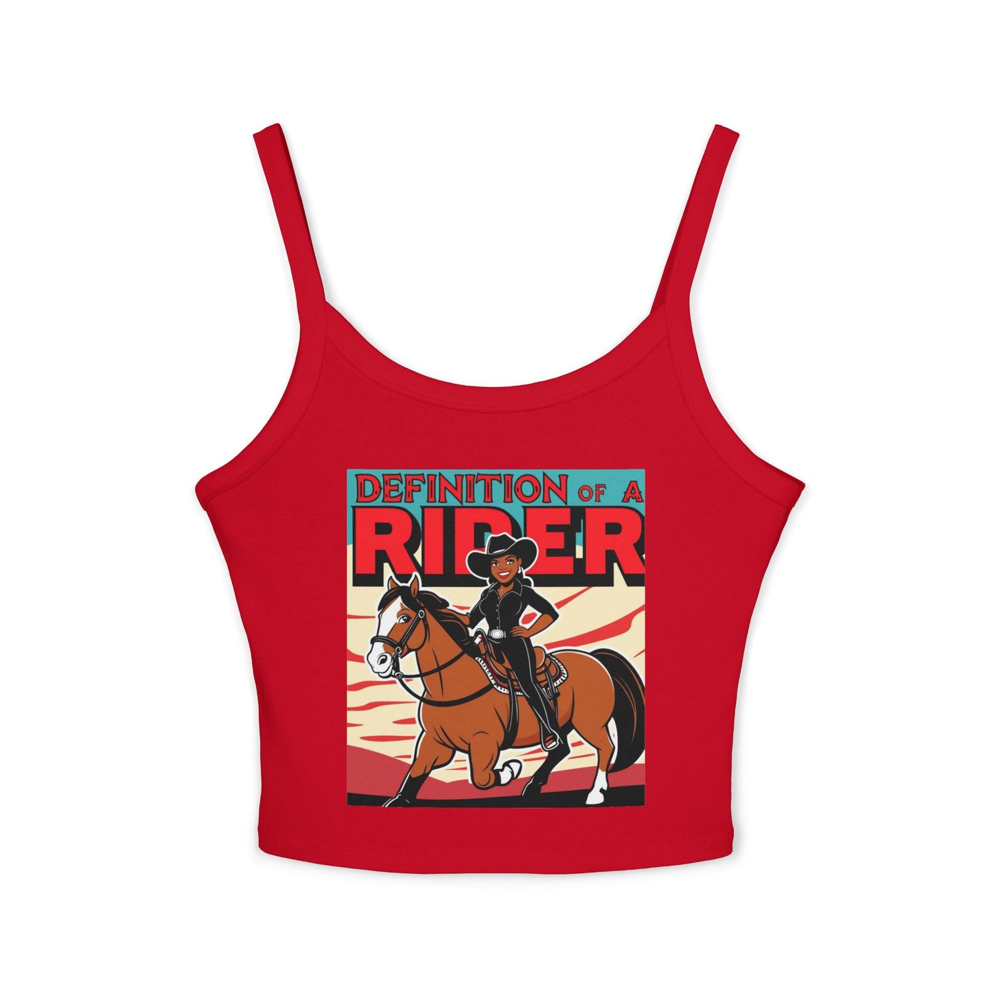 Definition of a Rider Spaghetti Strap Tank Top