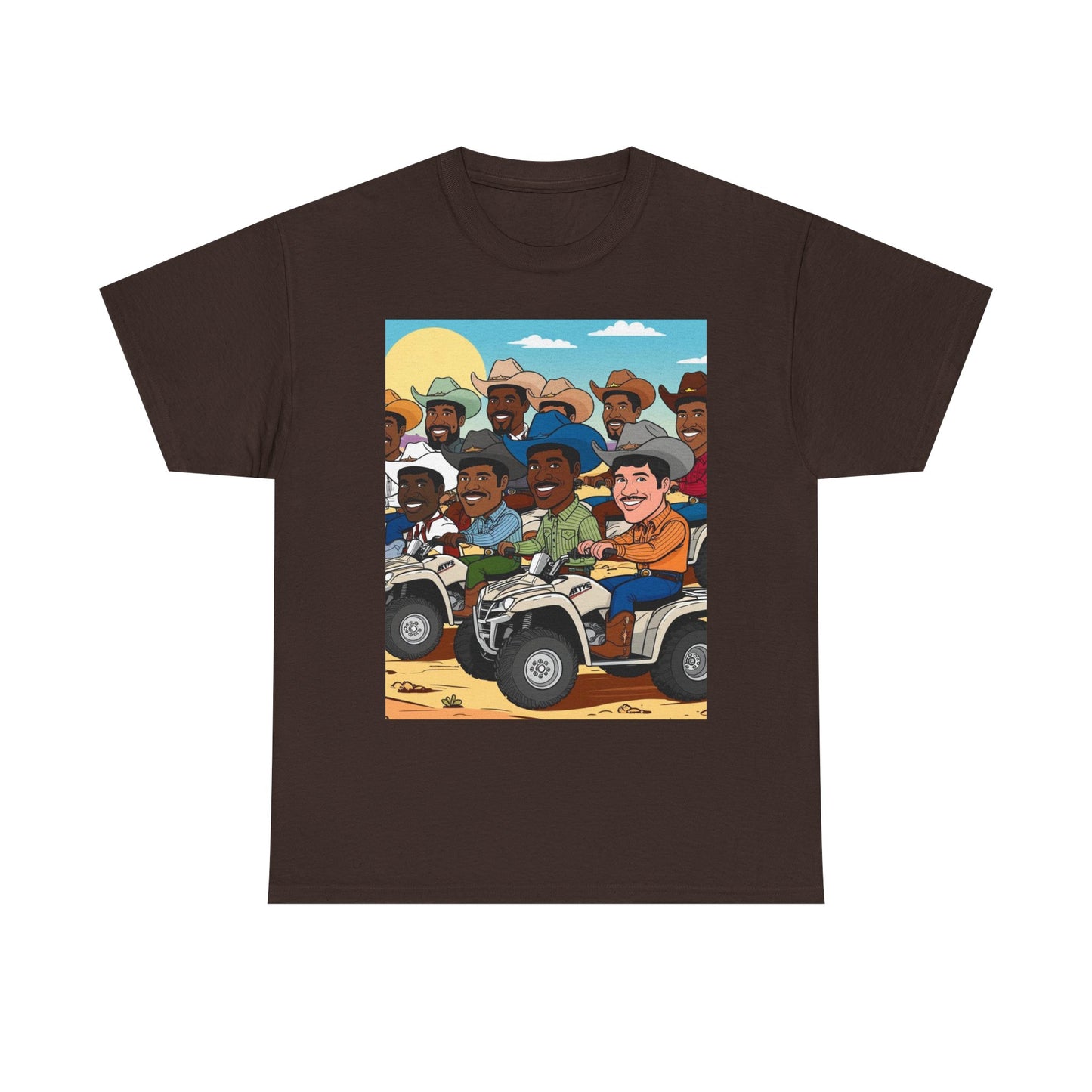 Retro Cowboy Adventure Unisex Cotton Tee