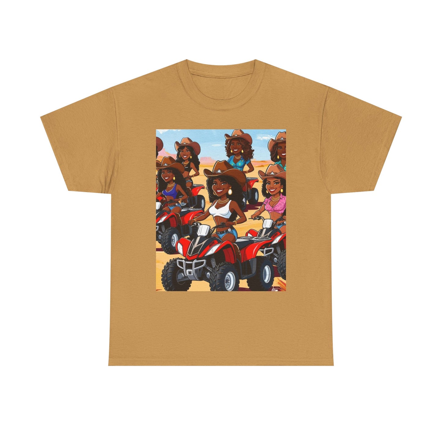 Adventurous Squad Biking Unisex Cotton Tee