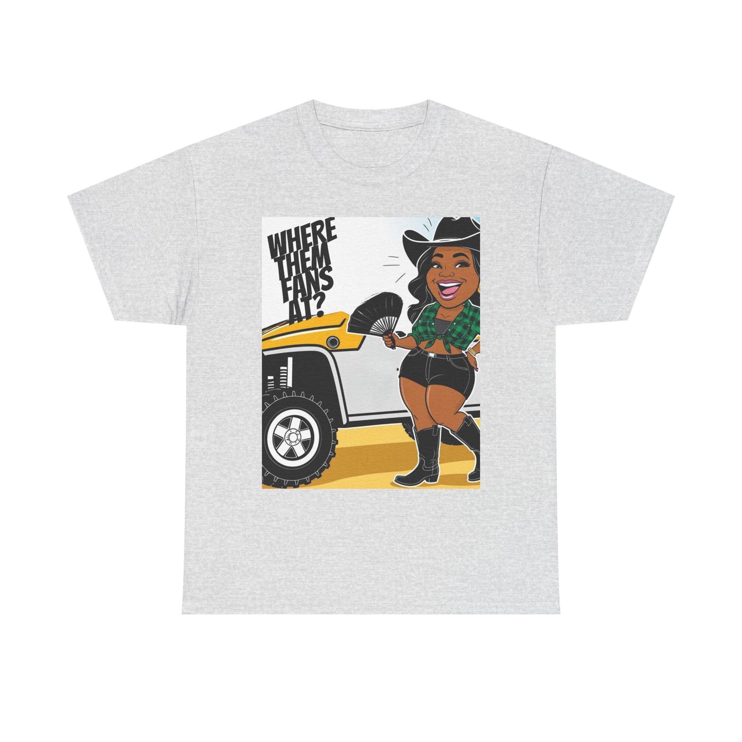 Where Them Fans At? UnisexCotton Tee