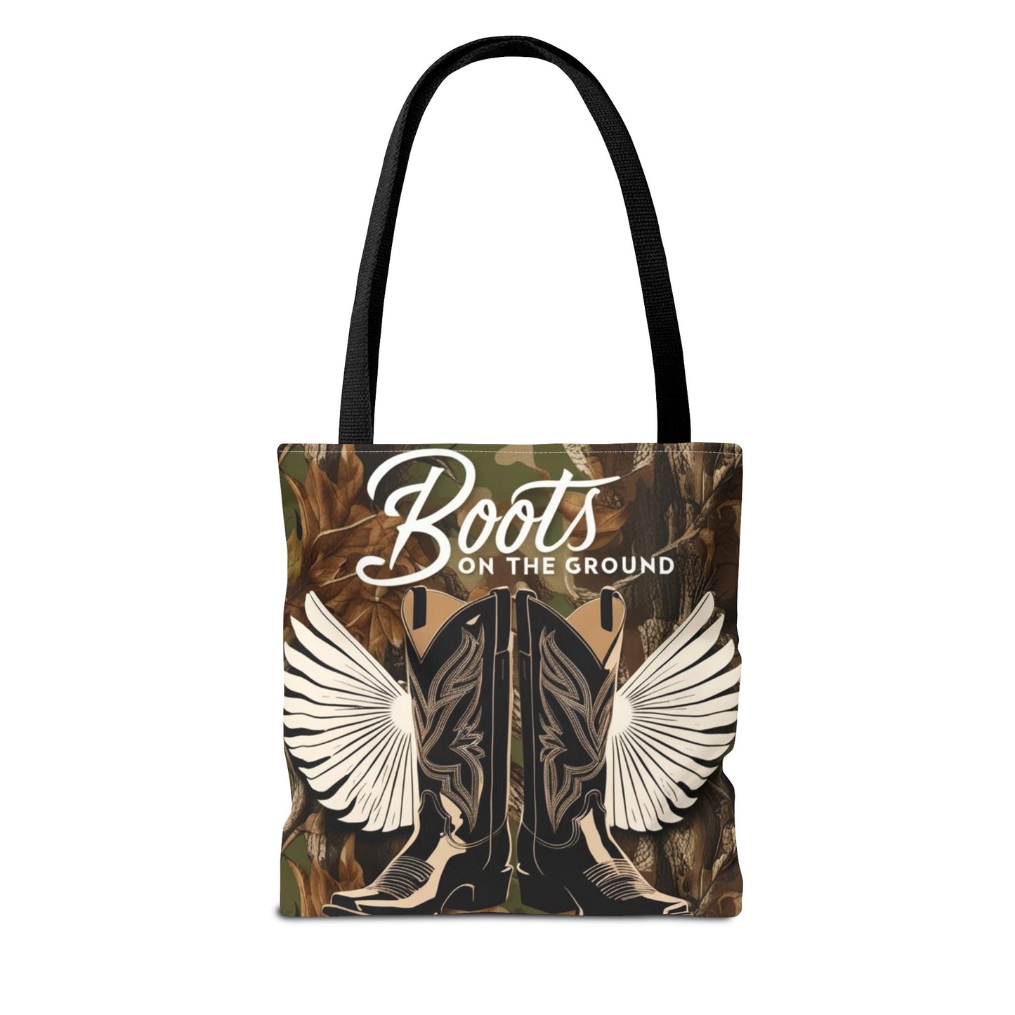 Boots On The Ground Tote Bag