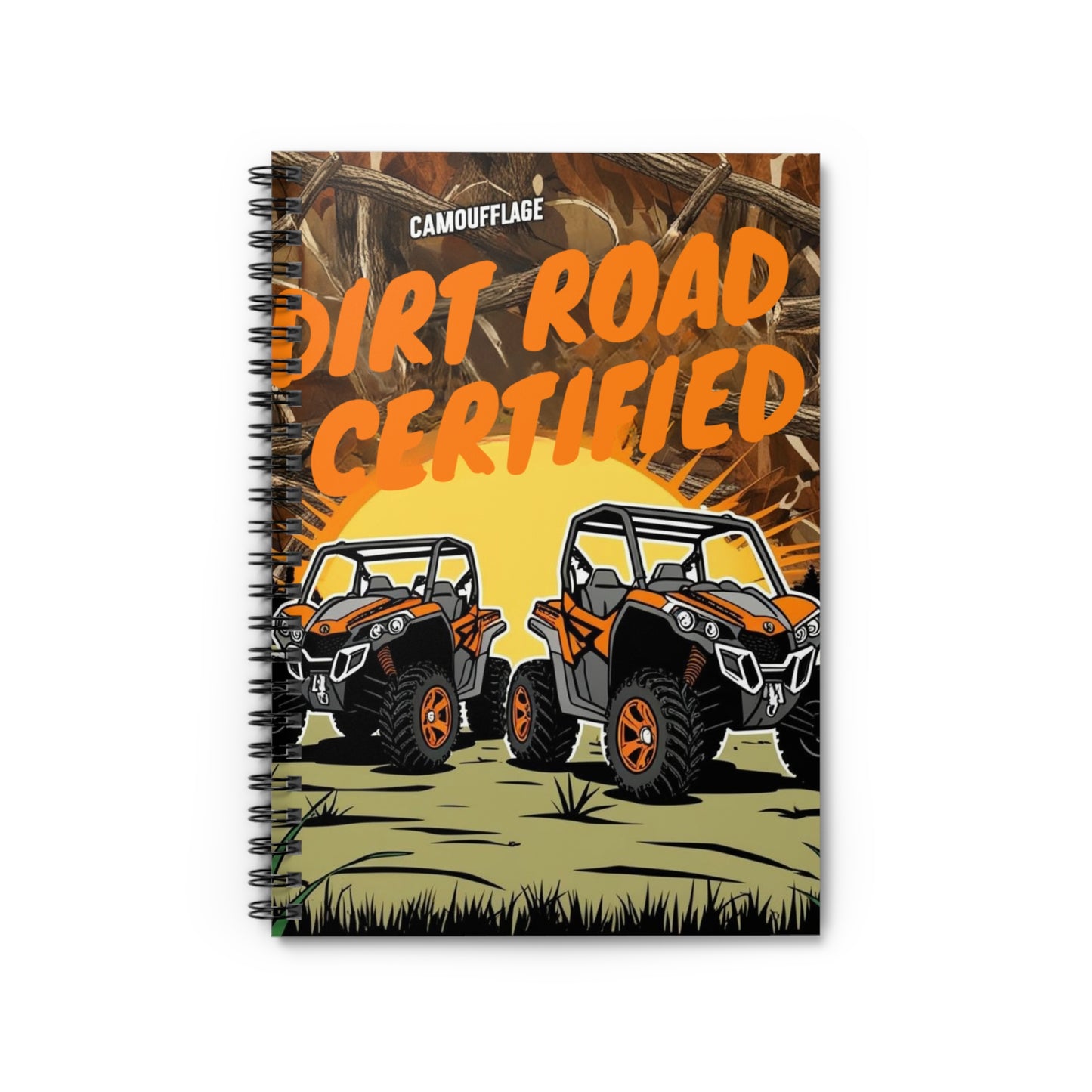 Dirt Road Certified Spiral Notebook
