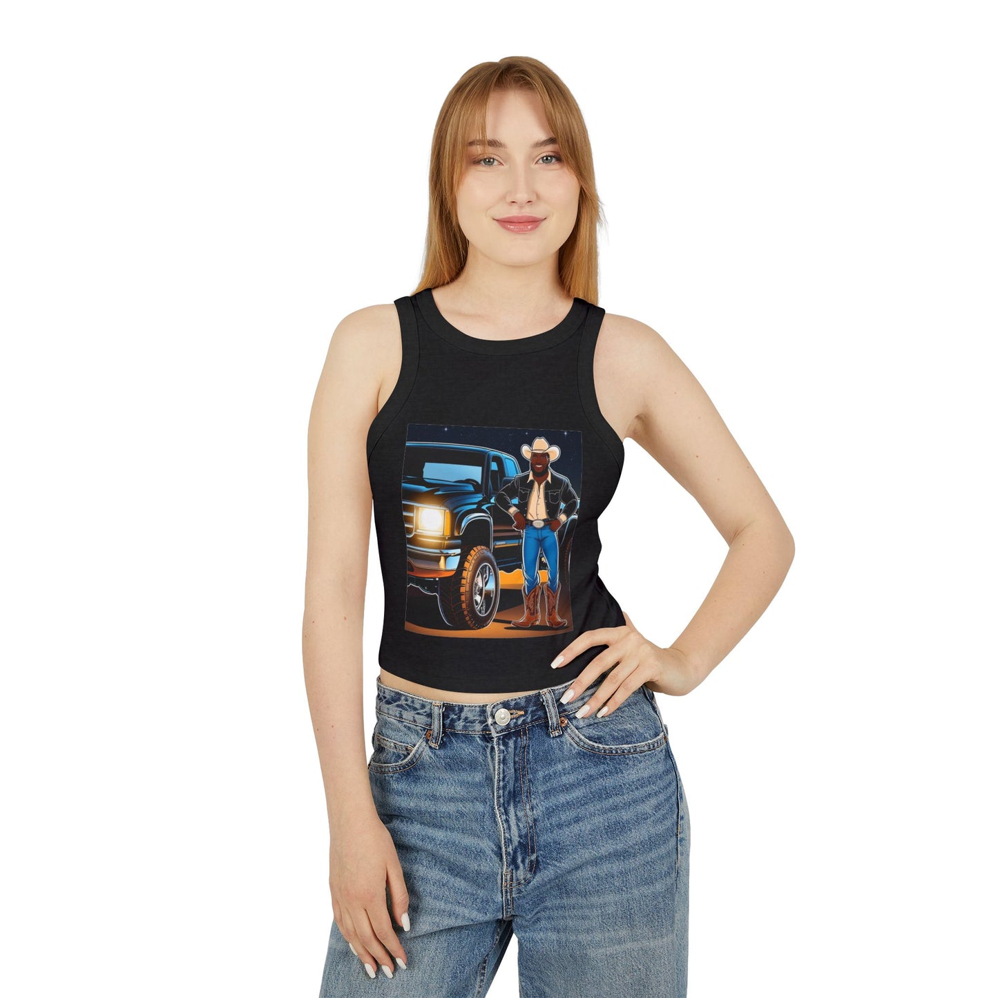 Don't Touch My Truck  Racer Tank Top