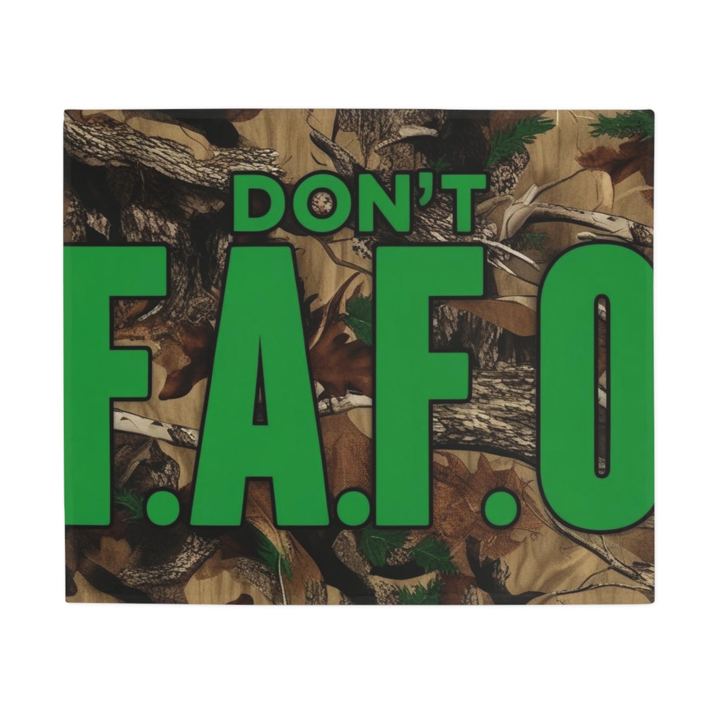 Don't F.A.F.O. Plush Blanket