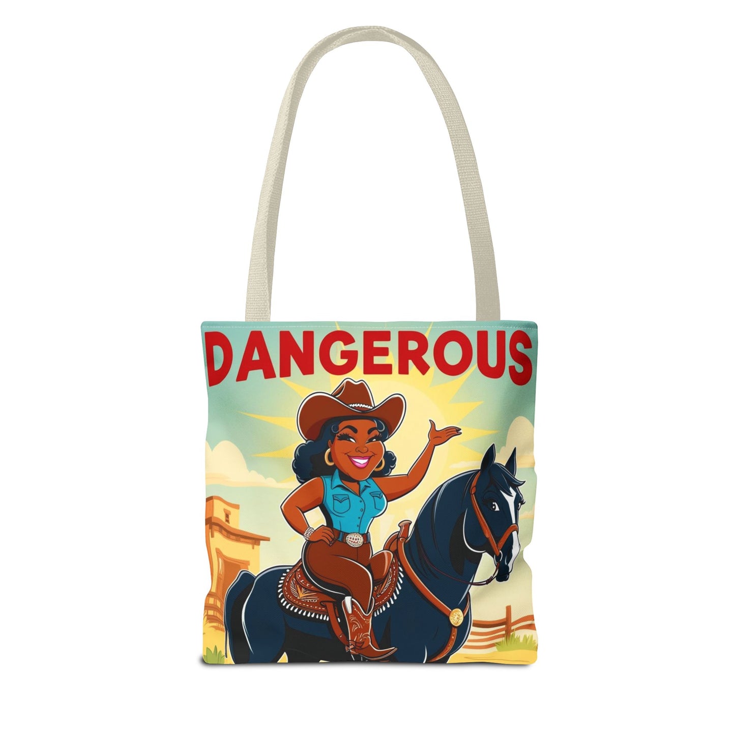 Dangerous Cowgirl Tote Bag