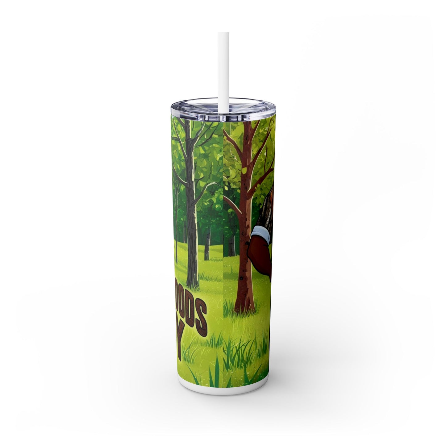 Backwoods Boy Skinny Tumbler - 20oz with Straw