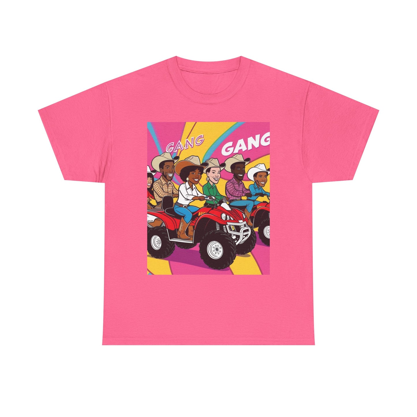 Retro Quad Gang Unisex Cotton Tee
