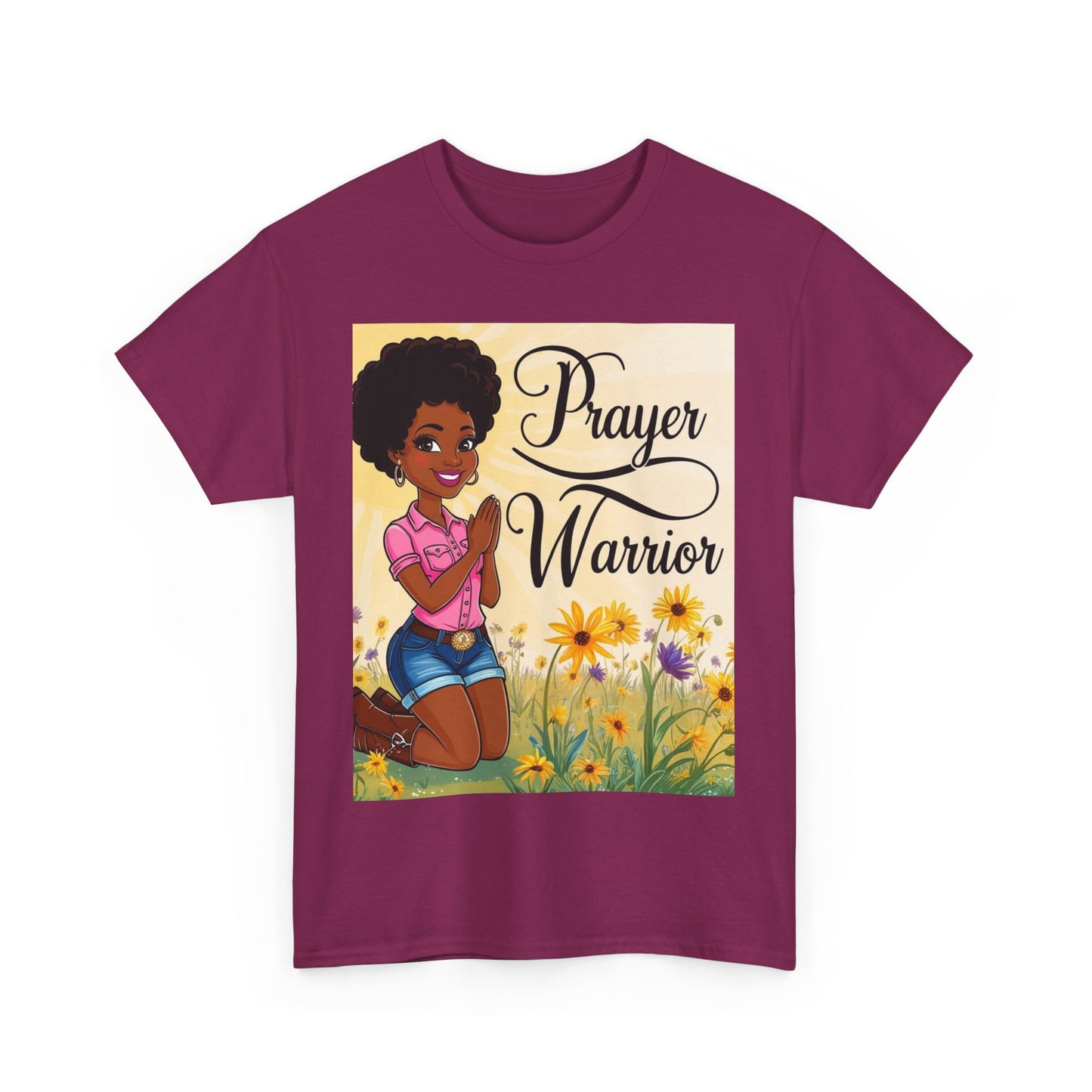 Prayer Warrior 2-More Colors Unisex Heavy Cotton Tee