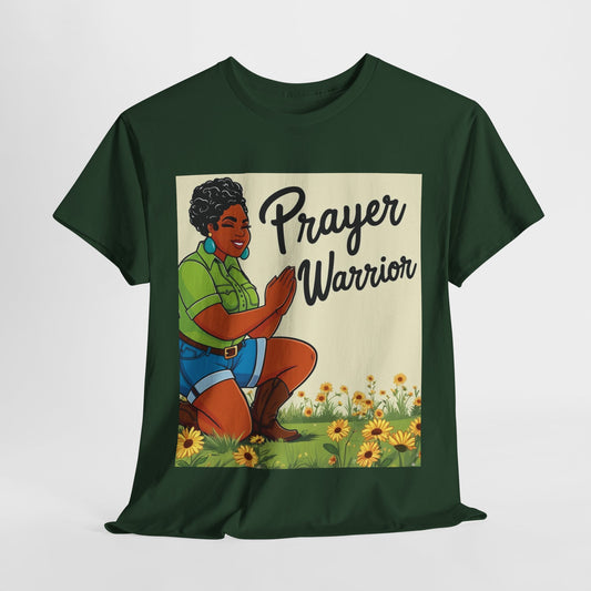 Prayer Warrior Unisex Cotton Tee