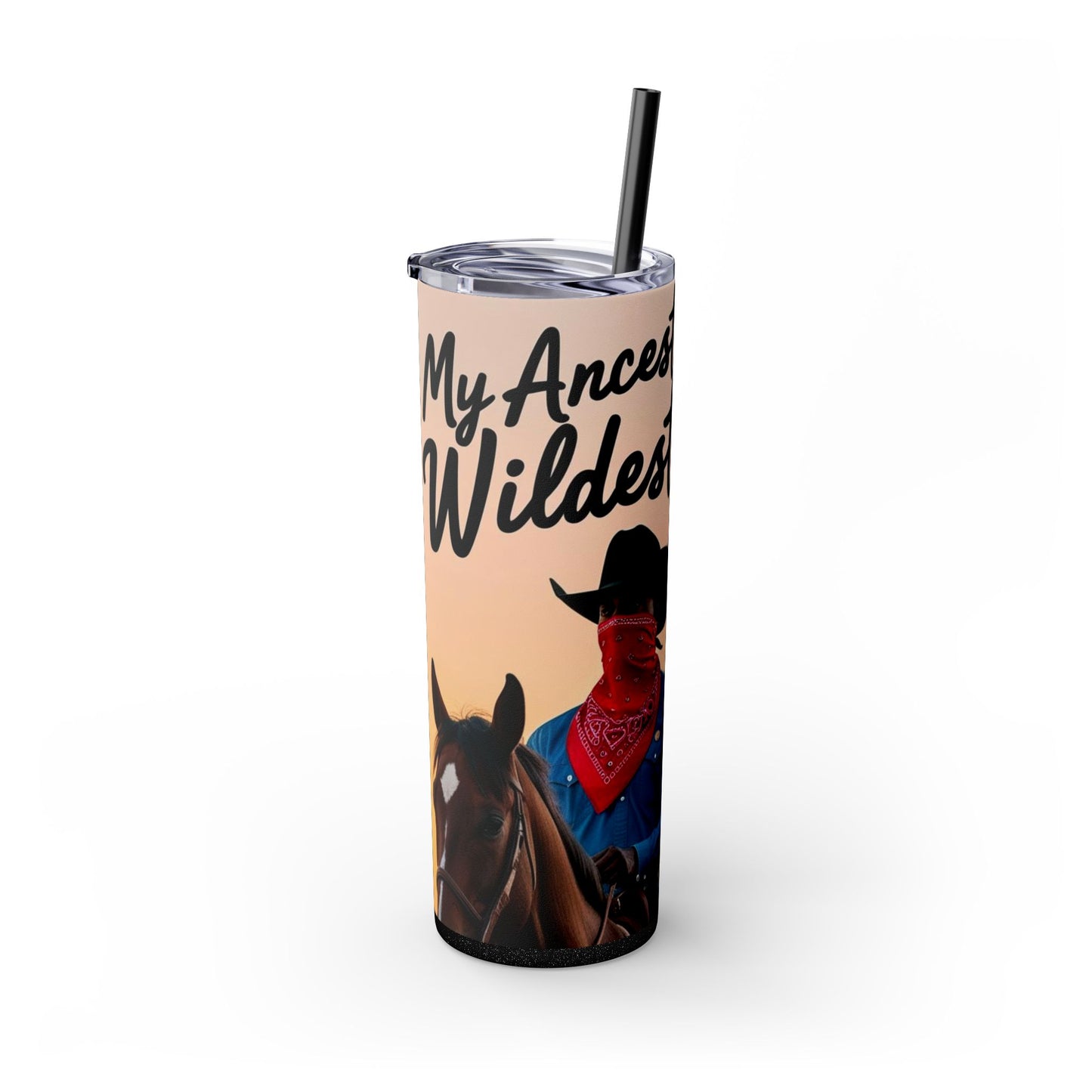 Pay Homage Skinny Tumbler with Straw, 20oz