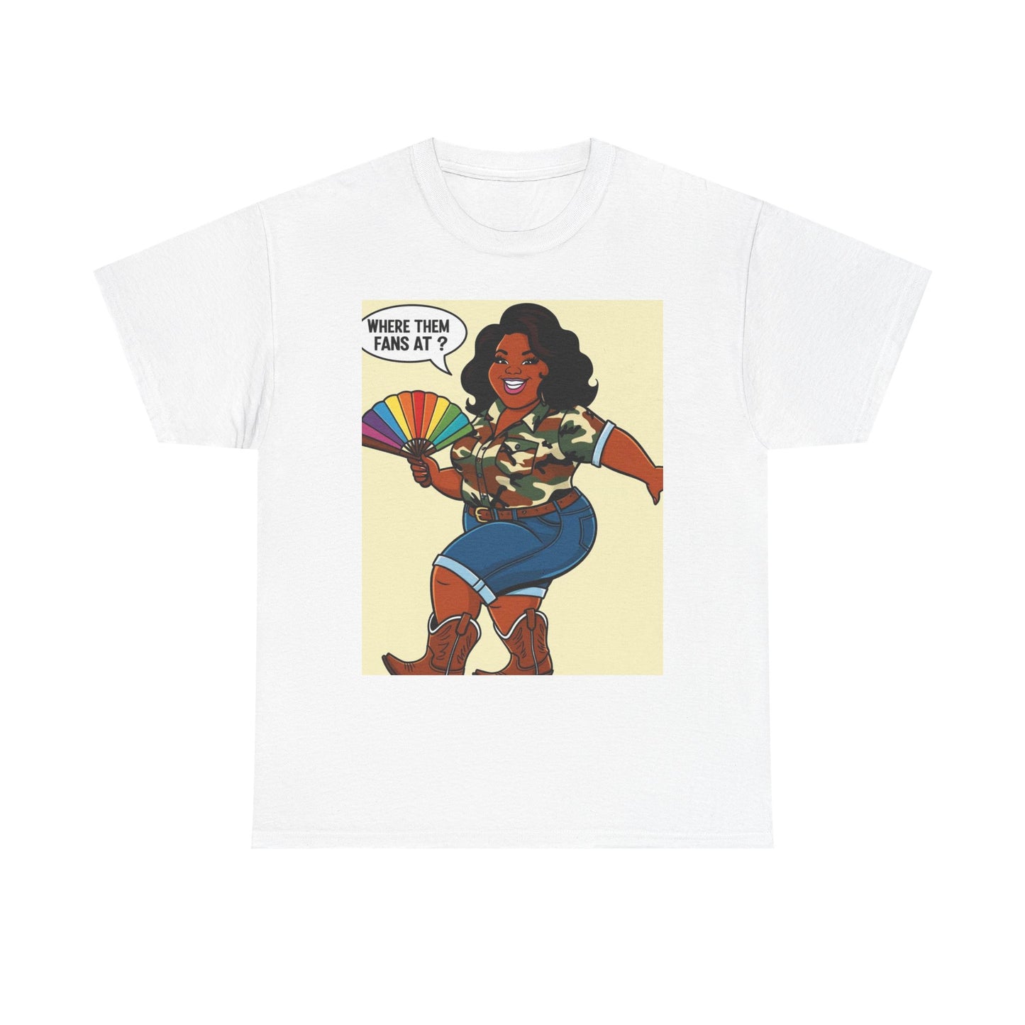 Where Them Fans At? Cotton Tee