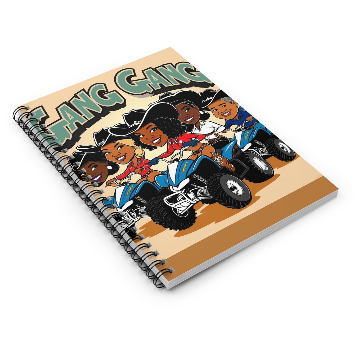 Mixed Gang Spiral Notebook