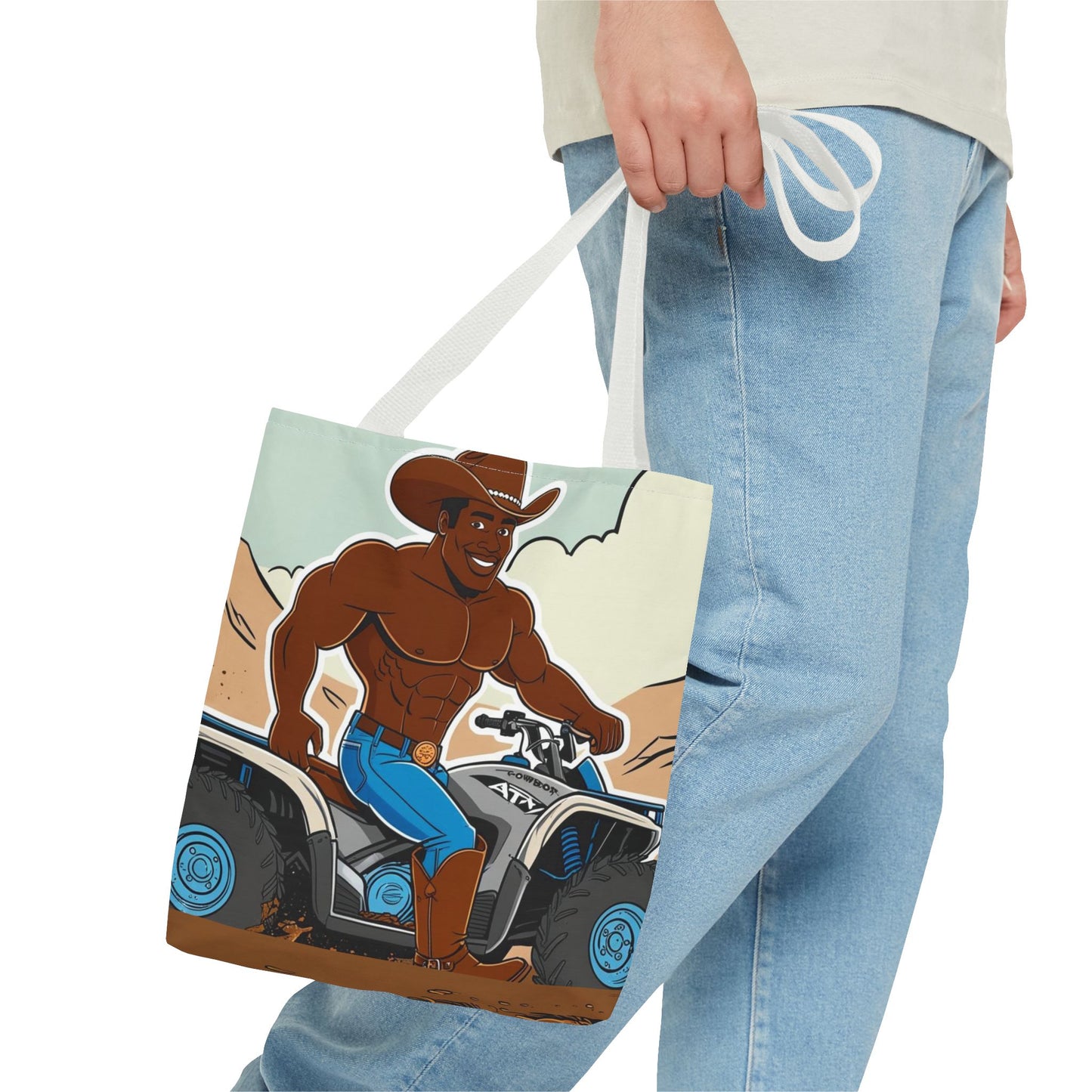 Big Cowboy Adventure Tote Bag