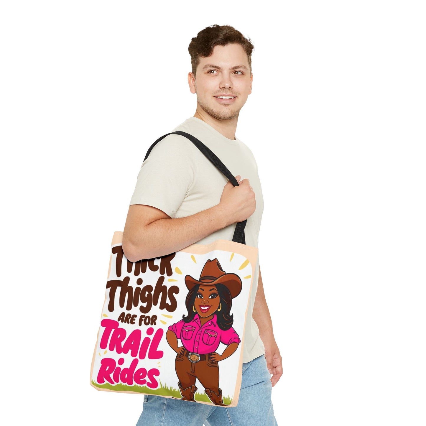 Bright Thick Thighs Tote Bag