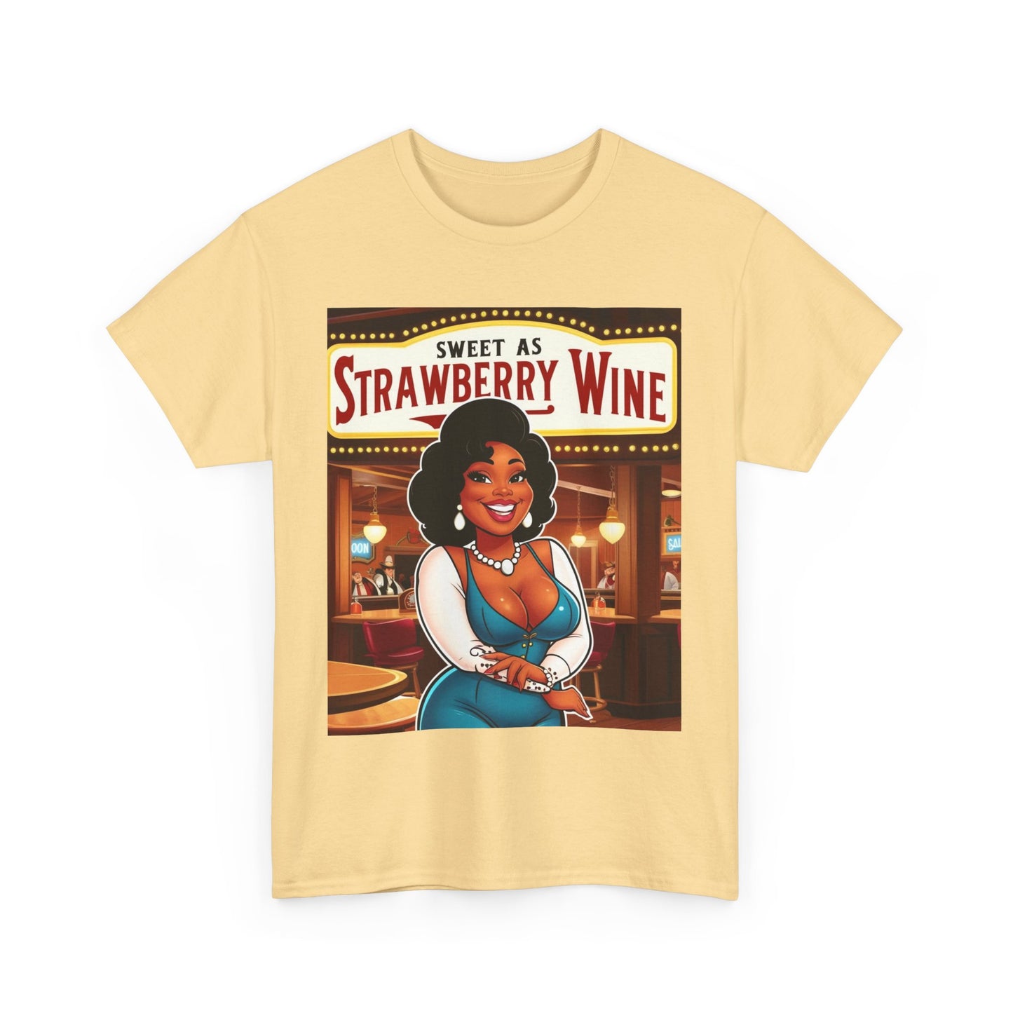 Sweet as Strawberry Wine Unisex Cotton Shirt