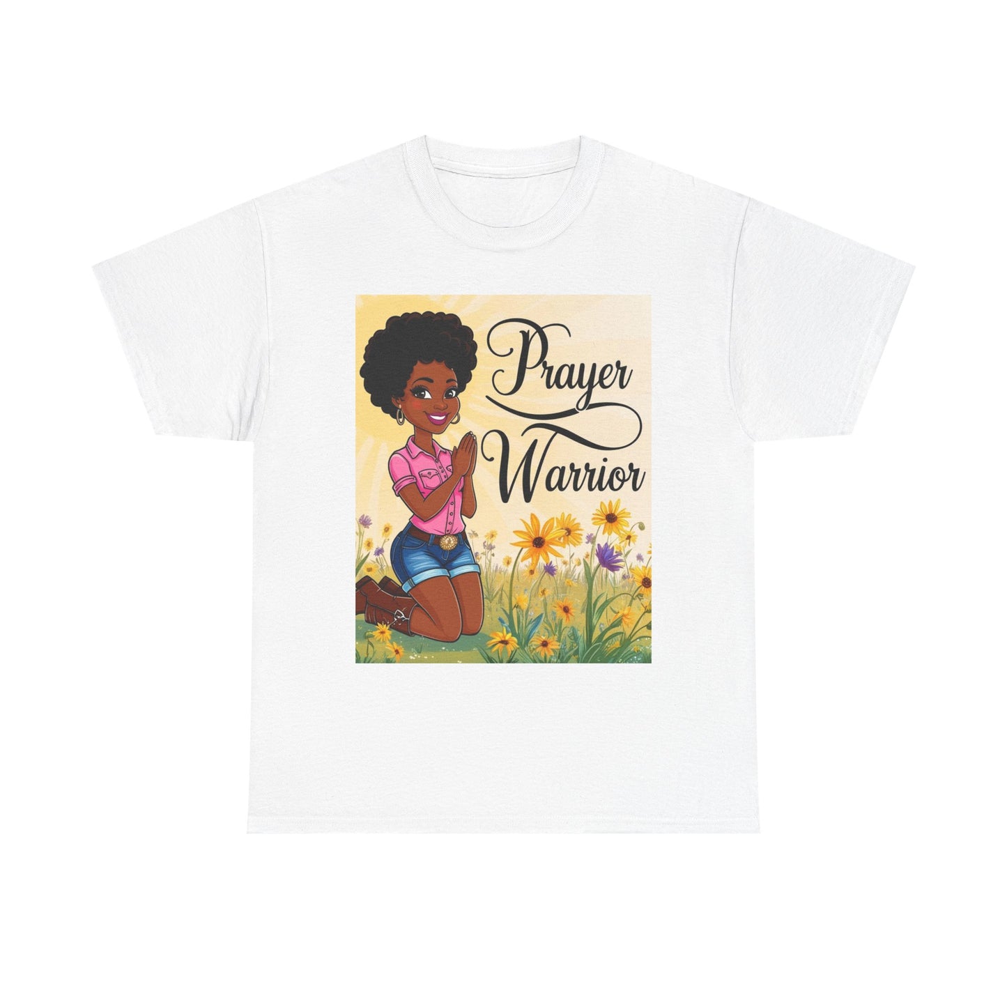 Prayer Warrior Unisex Cotton Tee