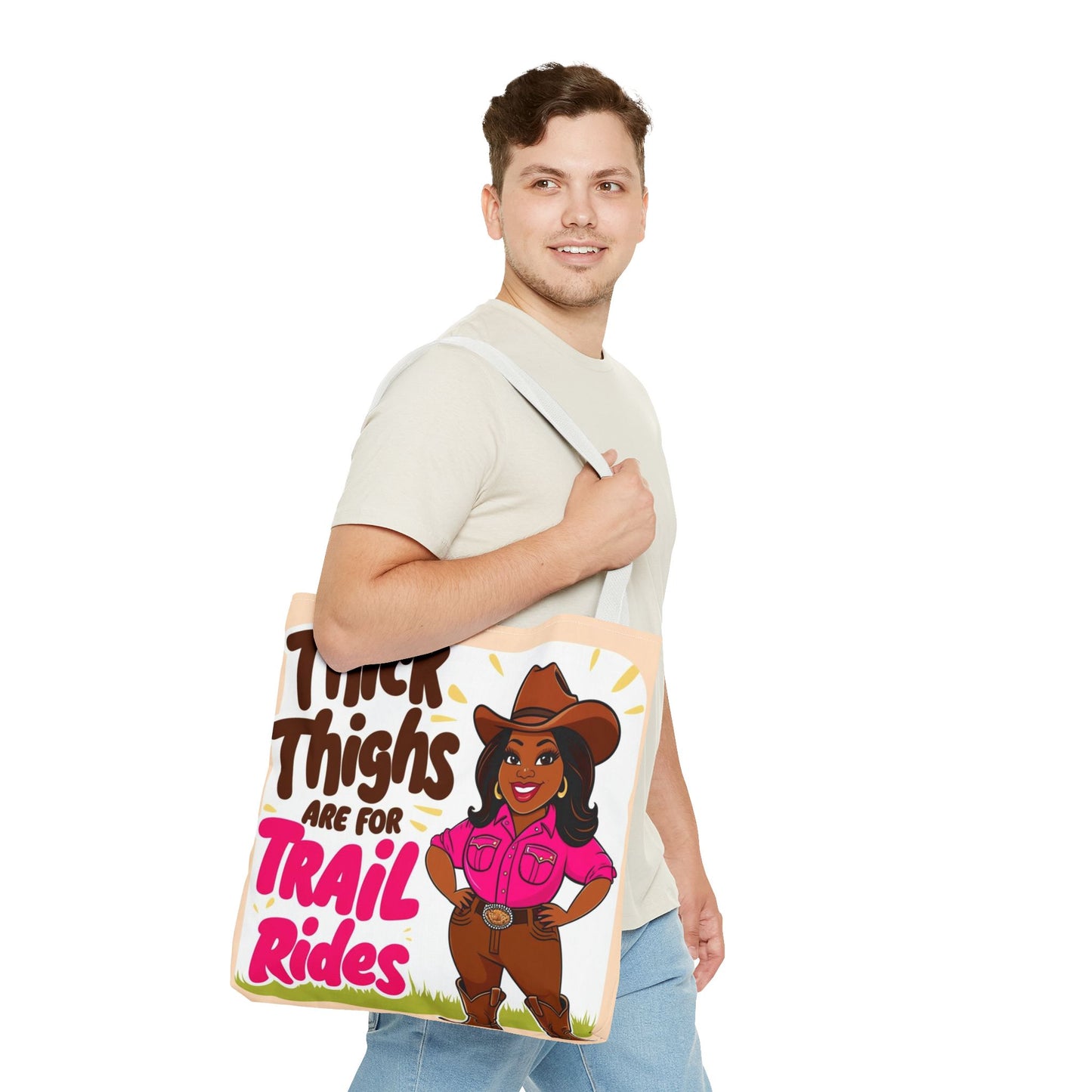 Bright Thick Thighs Tote Bag