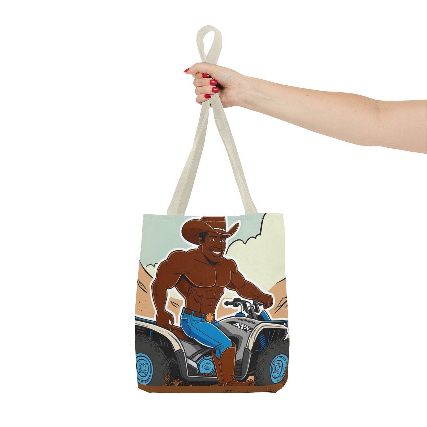 Big Cowboy Adventure Tote Bag