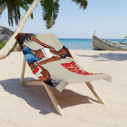 Buckwild Baddie Beach Towel