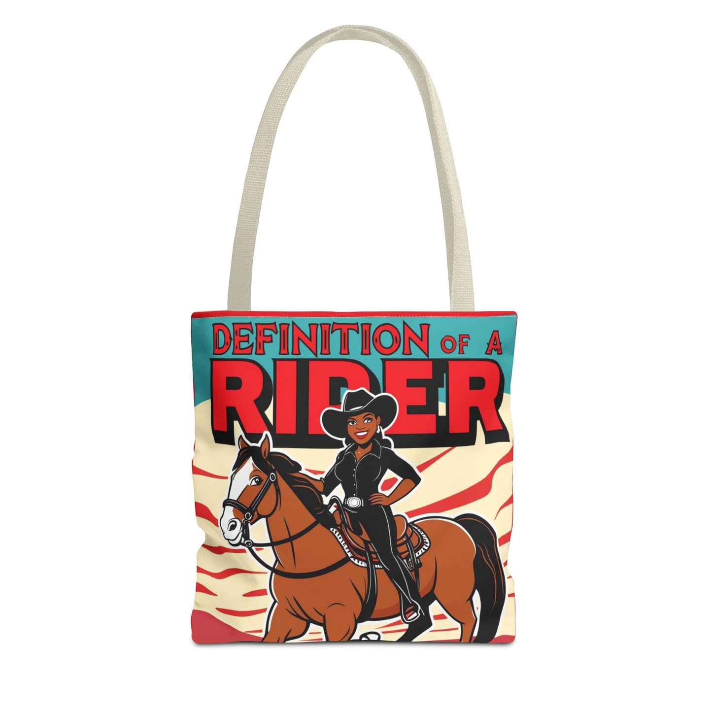 Definition of a Rider Tote Bag