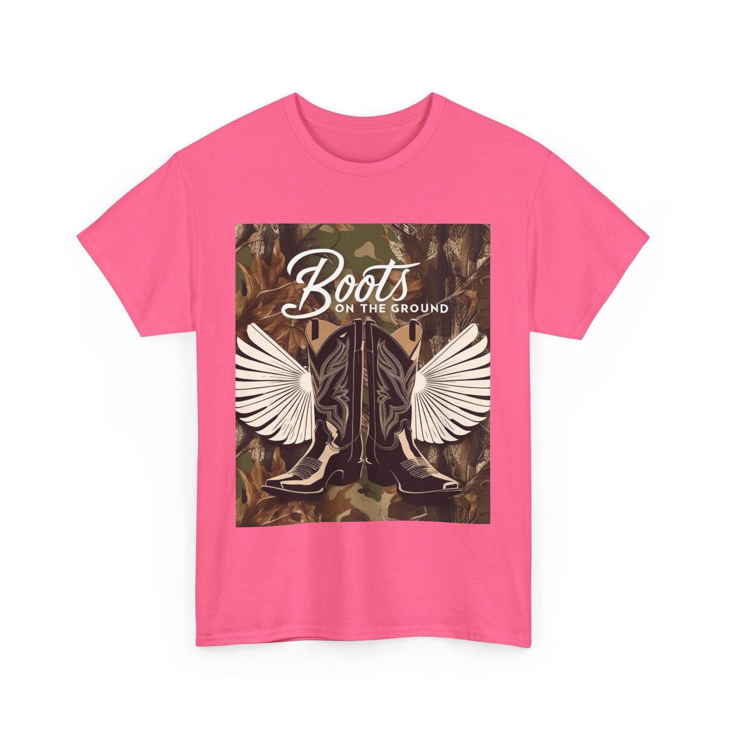 Boots On The Ground Unisex Cotton Tee 2-More Colors