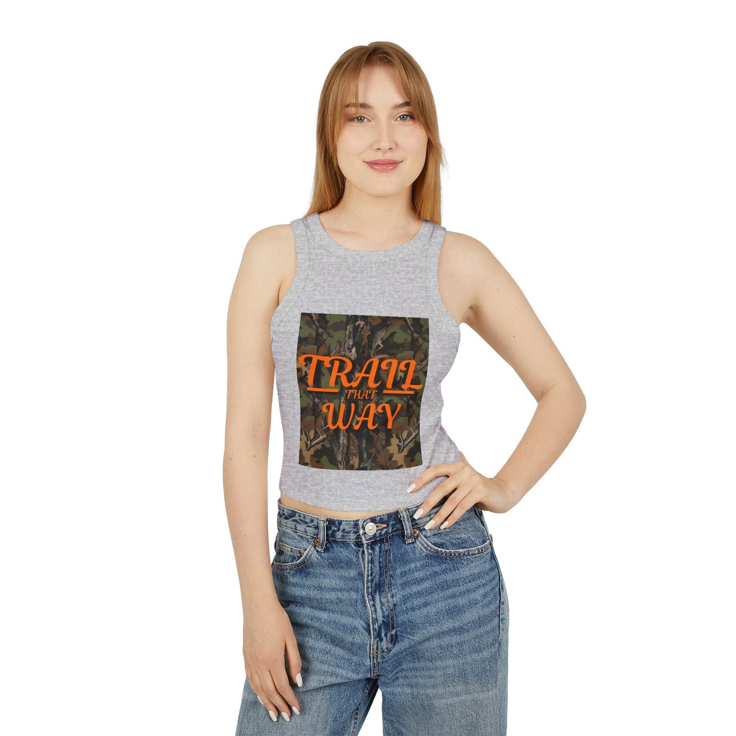 Trail That Way Women's Micro Rib Racer Tank Top