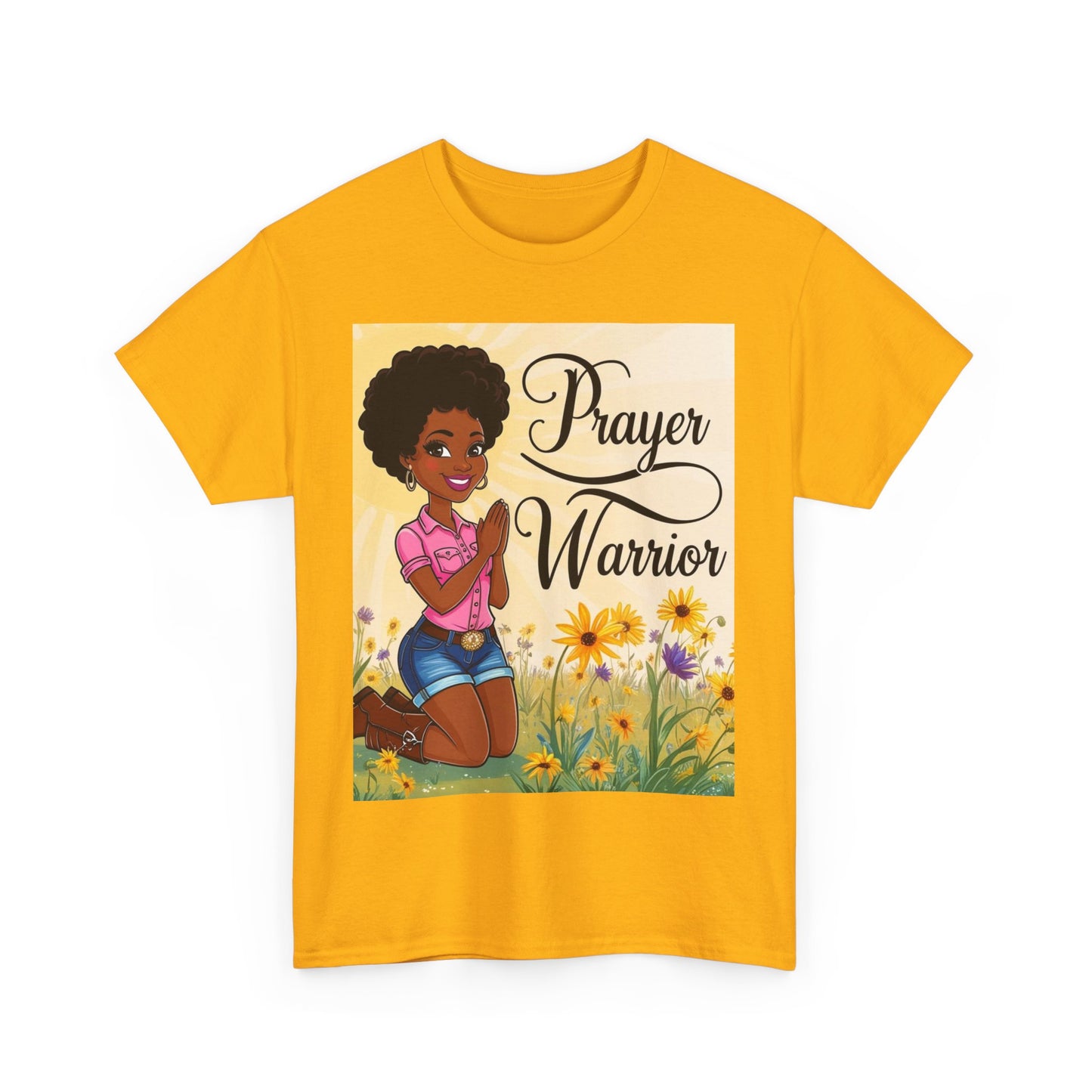 Prayer Warrior Unisex Cotton Tee