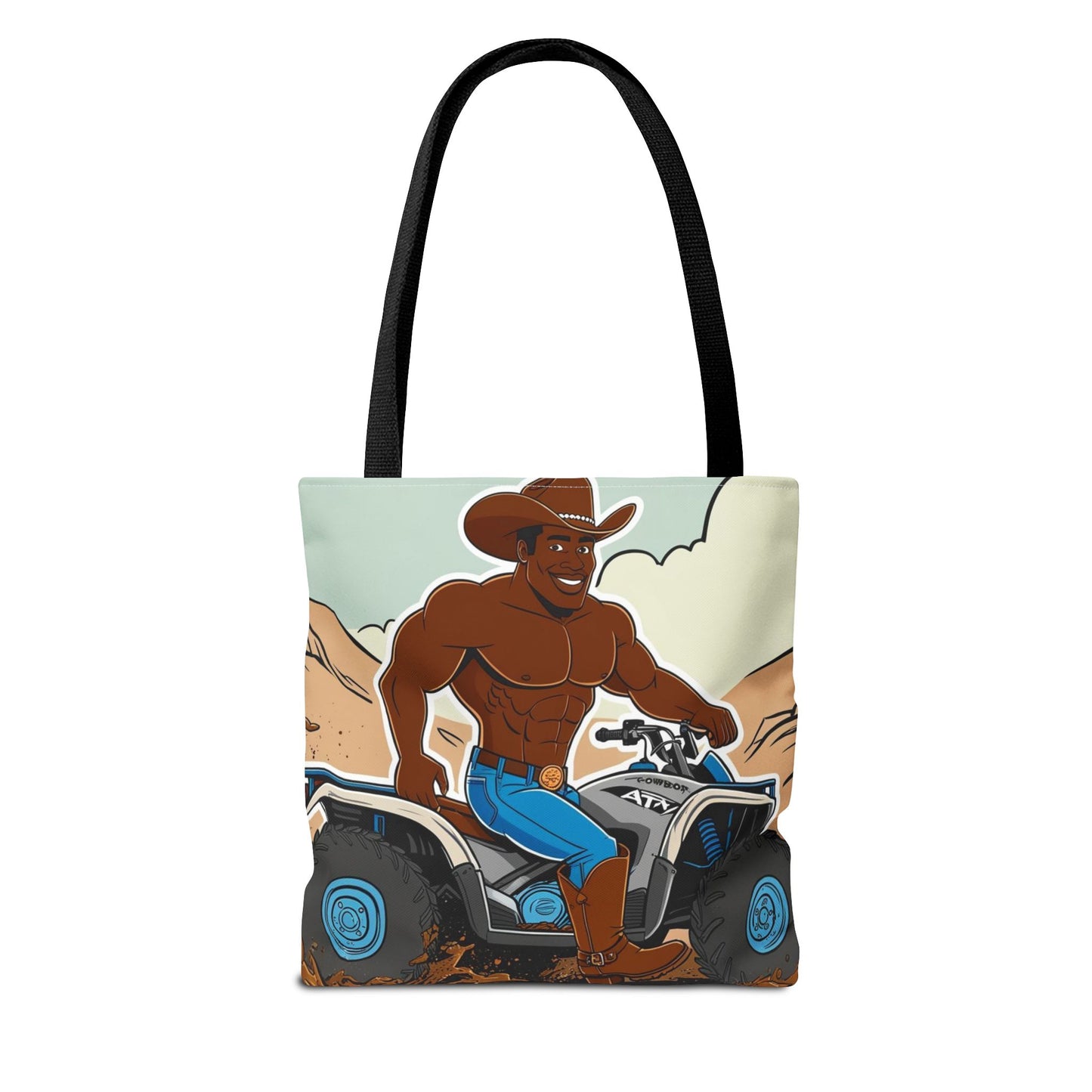 Big Cowboy Adventure Tote Bag