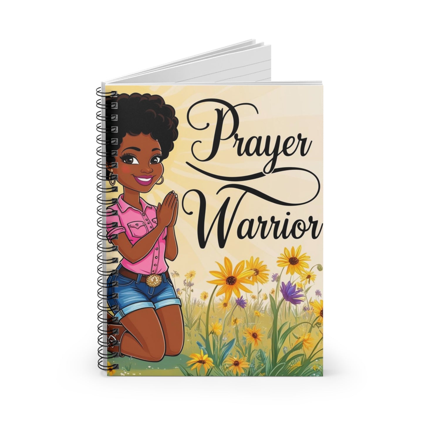 Prayer Warrior Spiral Notebook - Ruled Line
