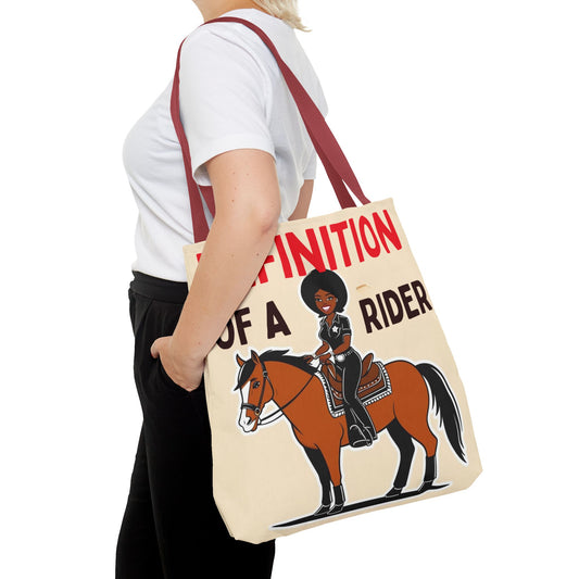 Definition of a Rider Tote Bag