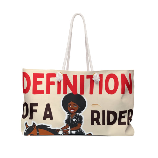 Definition of a Rider Weekender Bag