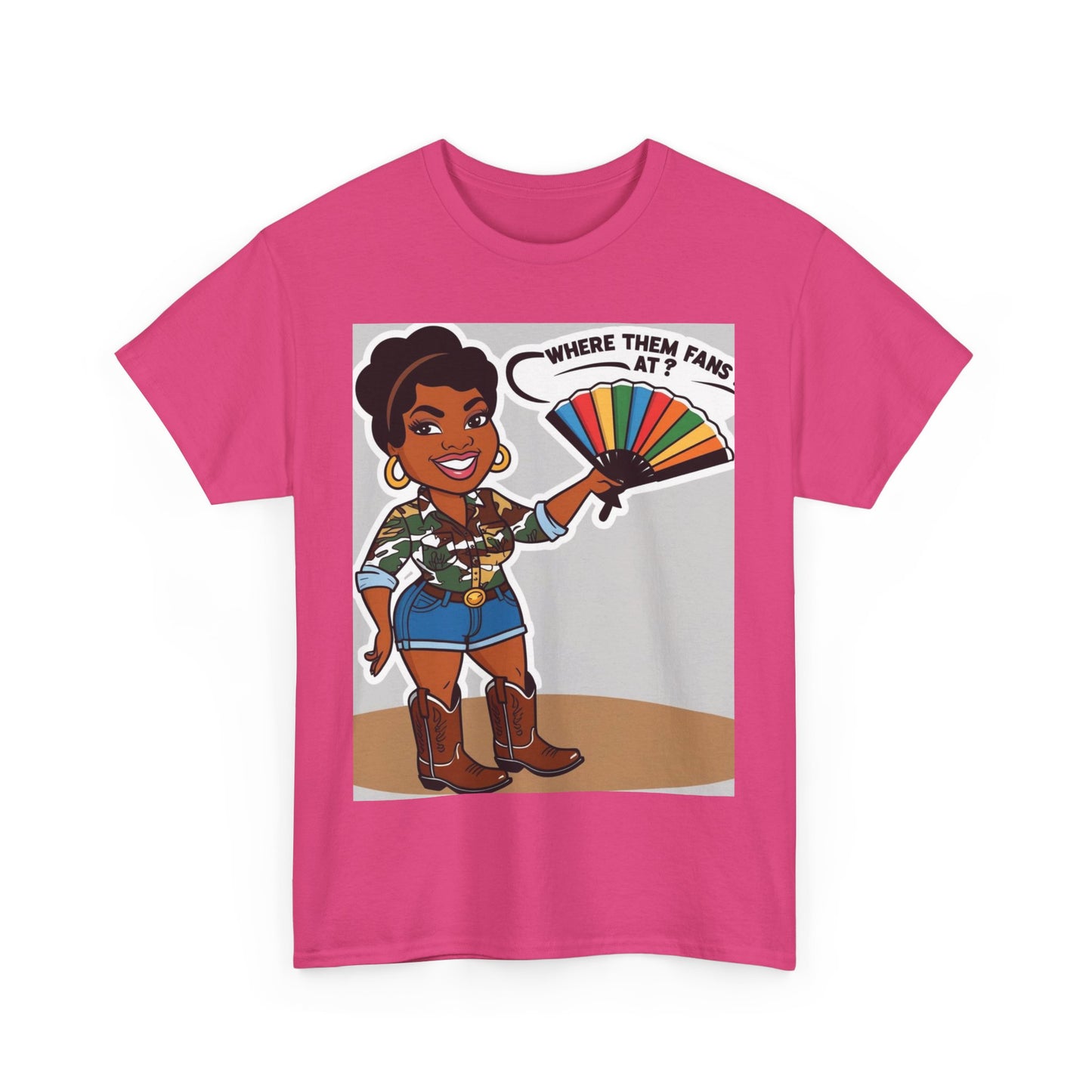 Where Them Fans At? Unisex  Cotton Tee
