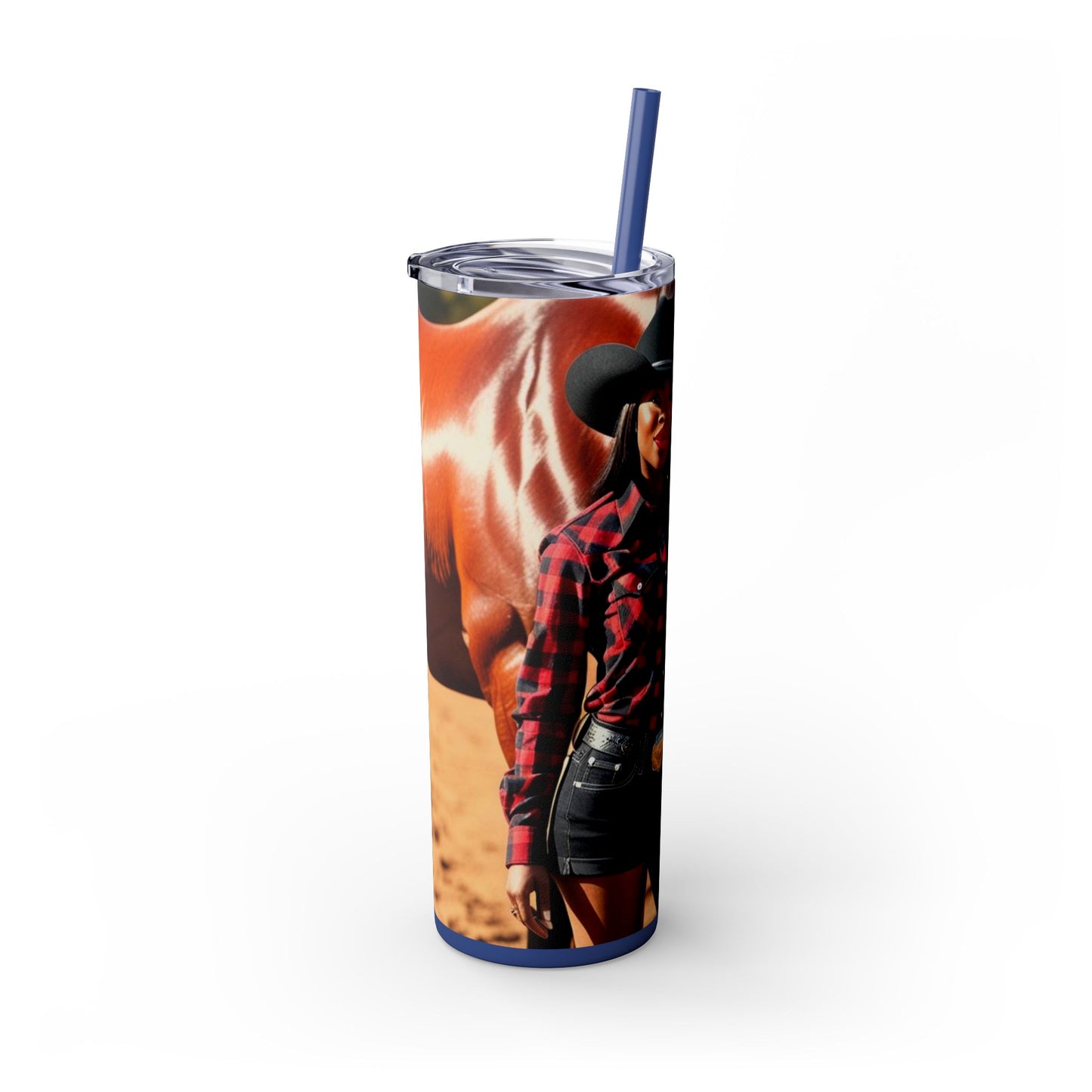 Black Beauty Tumbler with Straw - 20oz