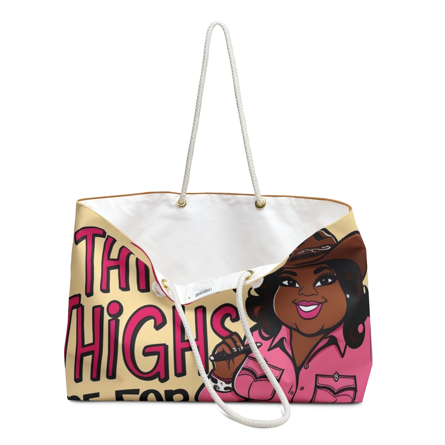 Thick Thighs Are For Trail Rides Weekender Bag