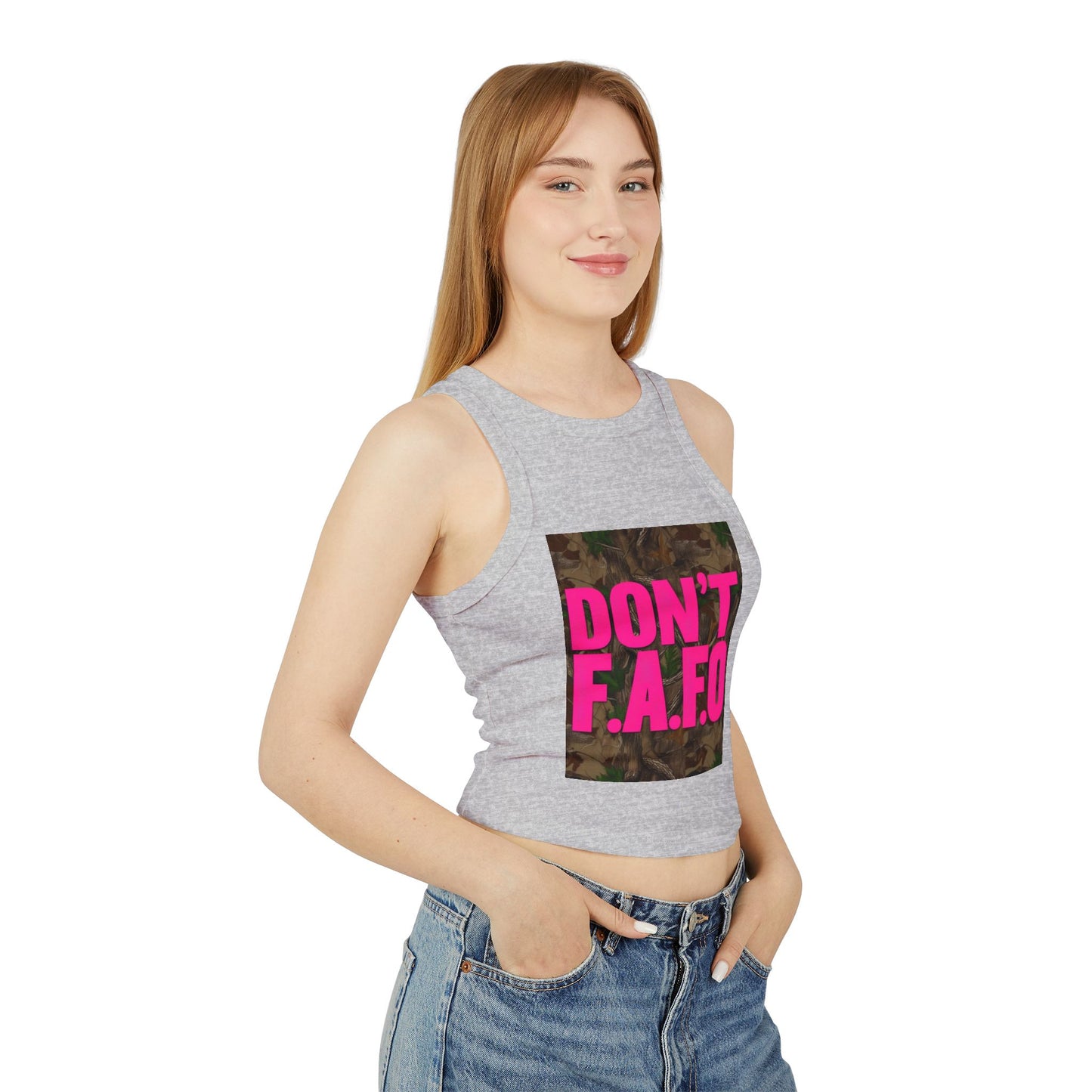 Don't F.A.F.O. Women's Racer Tank Top