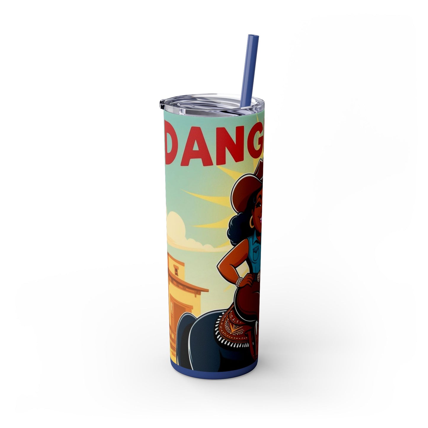 Dangerous Cowgirl Tumbler with Straw - 20oz