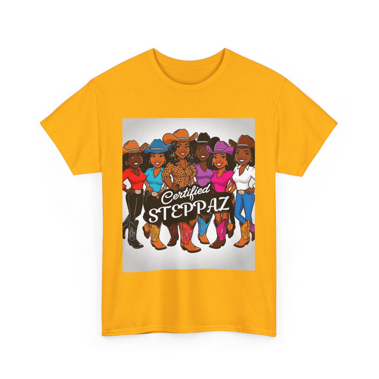 Certified Steppaz Unisex Cotton Tee 2-More Colors