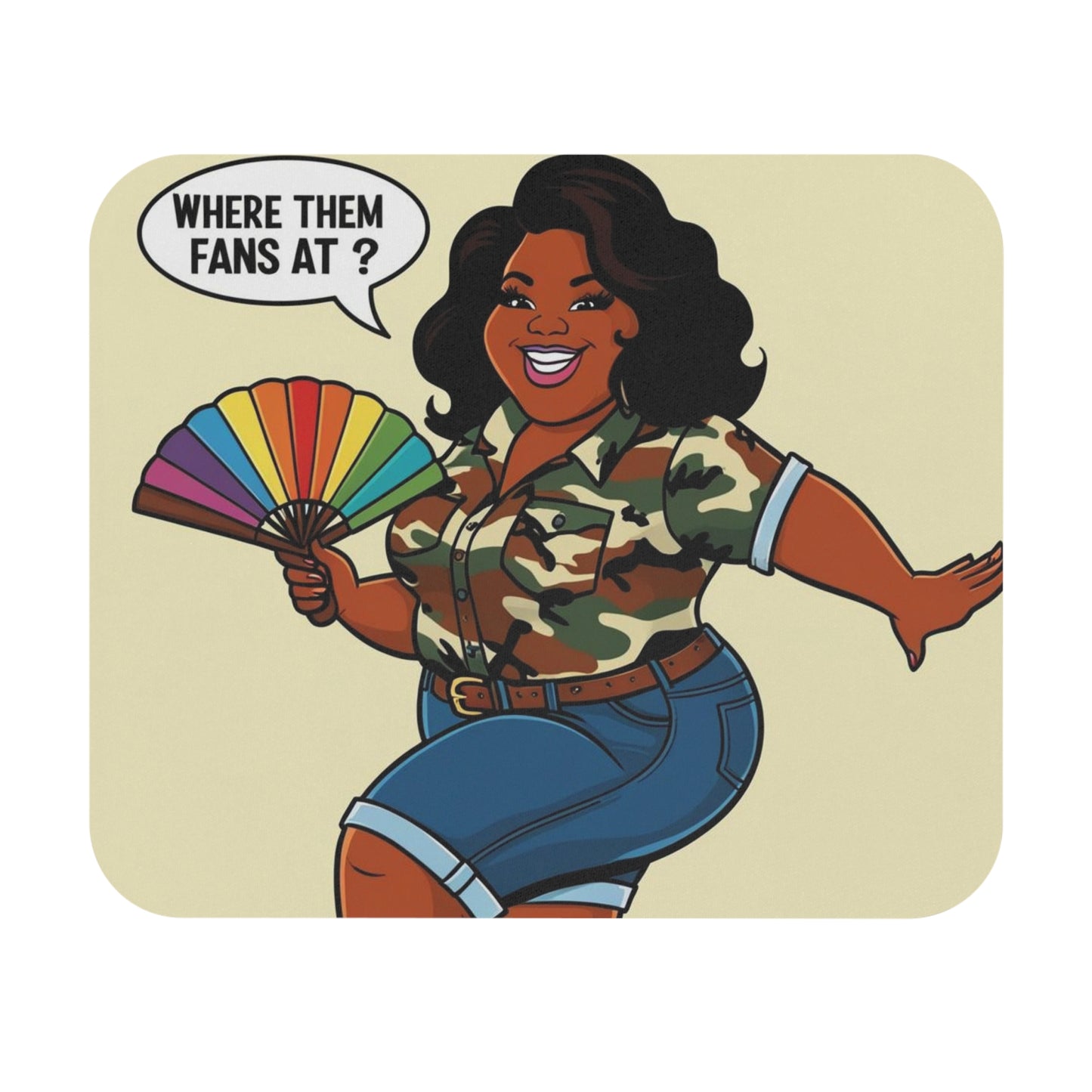 Where Them Fans At? Mouse Pad