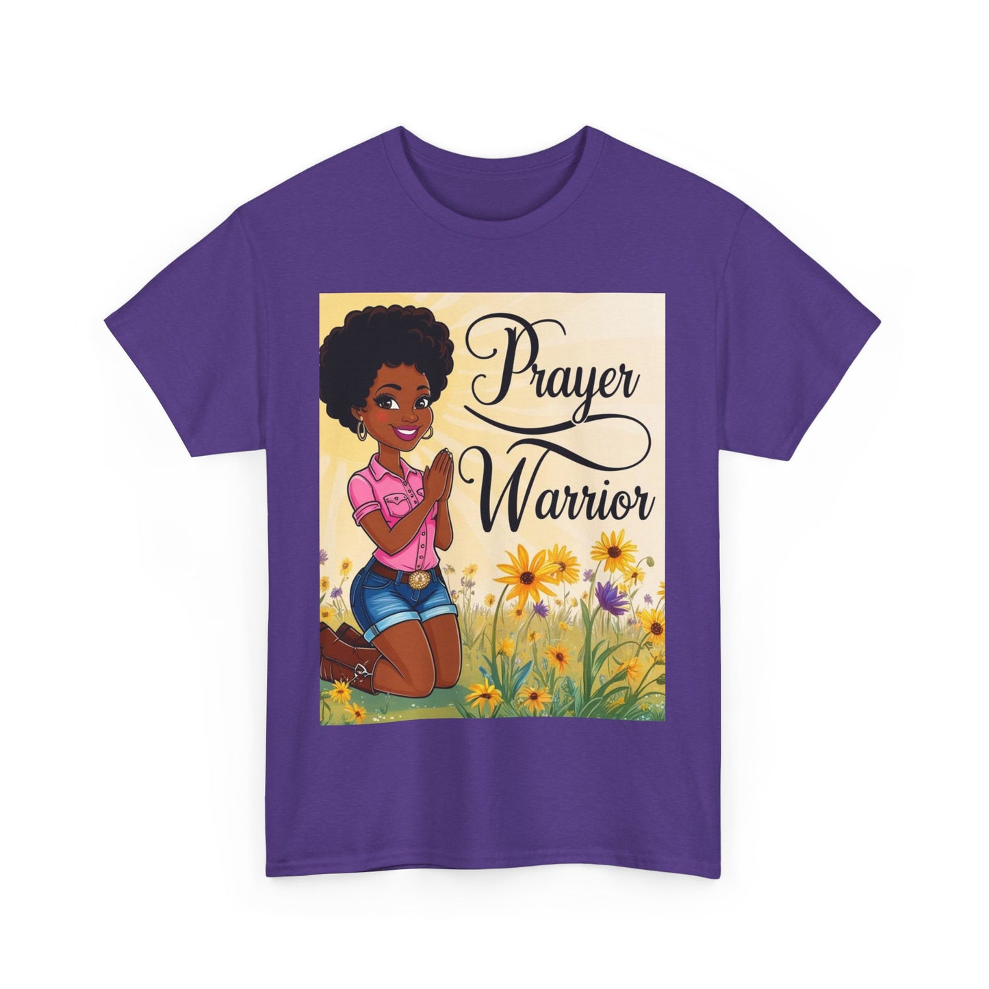 Prayer Warrior 2-More Colors Unisex Heavy Cotton Tee