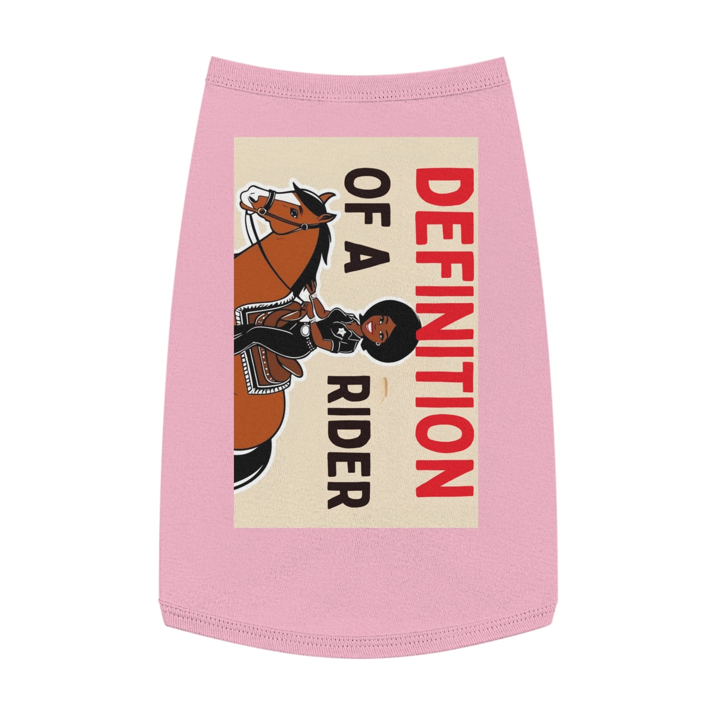 Definition of a Rider Pet Tank Top