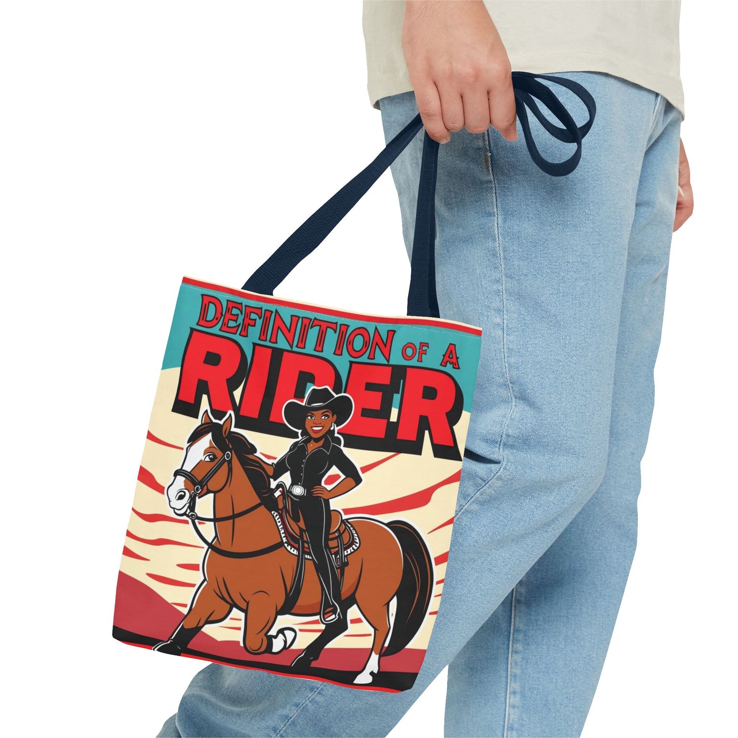 Definition of a Rider Tote Bag