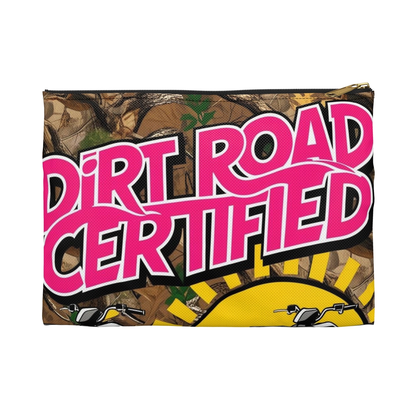 Dirt Road Certified Pink Accessory Pouch