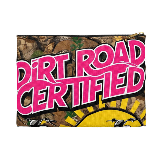 Dirt Road Certified Pink Accessory Pouch