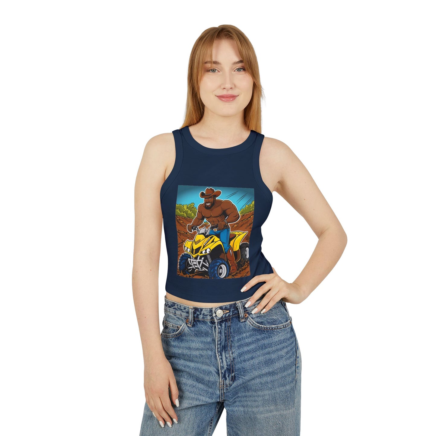 Big Boy Women's Micro Rib Racer Tank Top