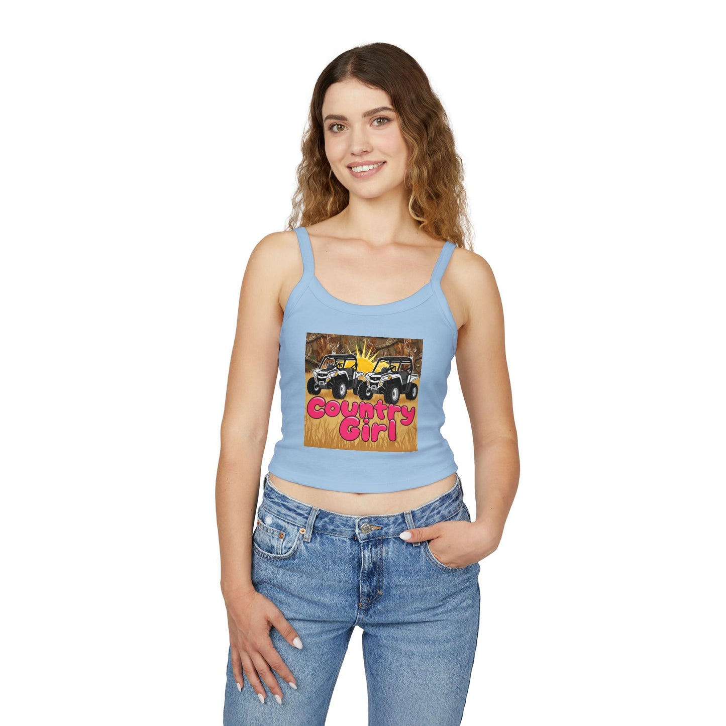 Country Girl Women's Spaghetti Strap Tank Top