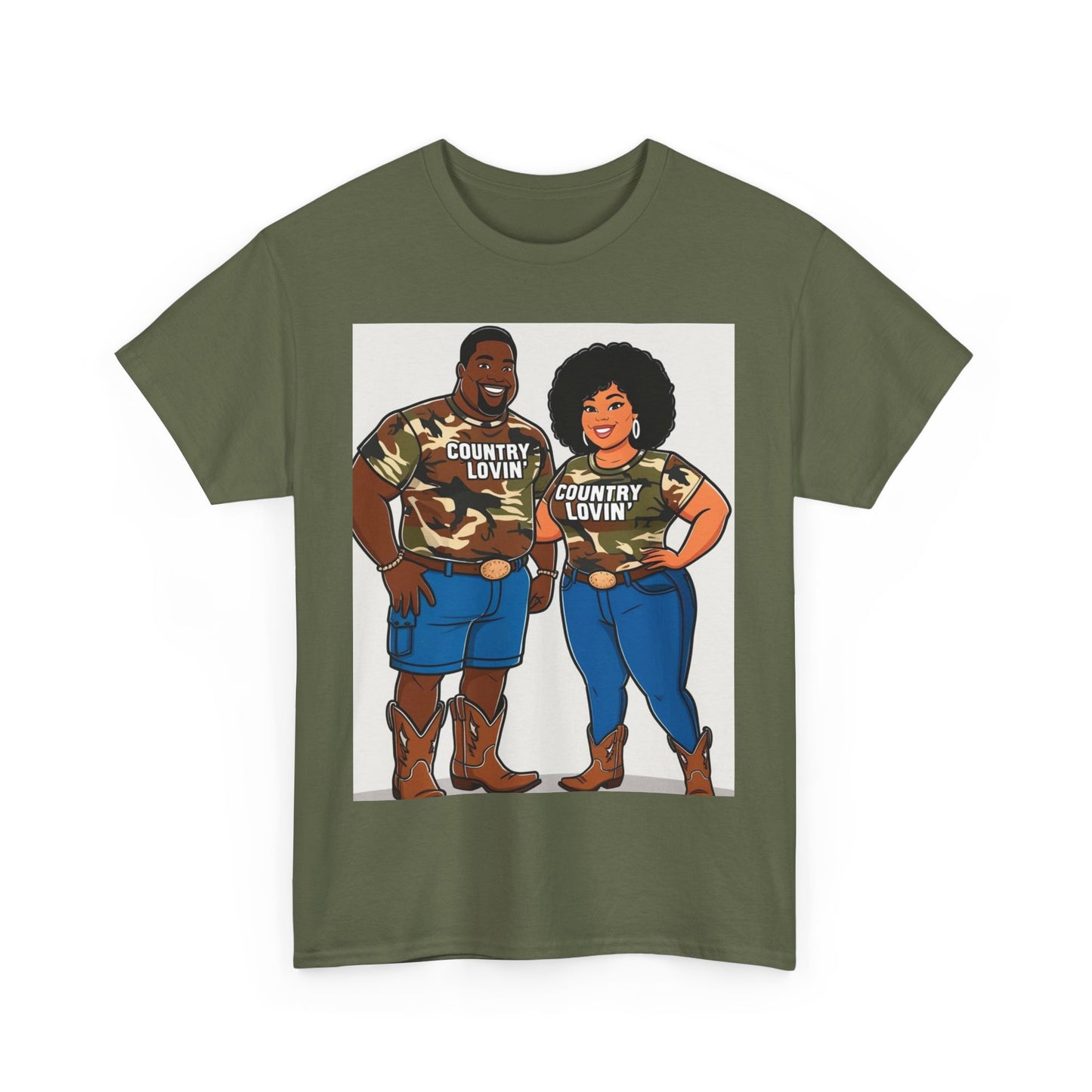 Country Lovin 2-More Colors Unisex Cotton Tee